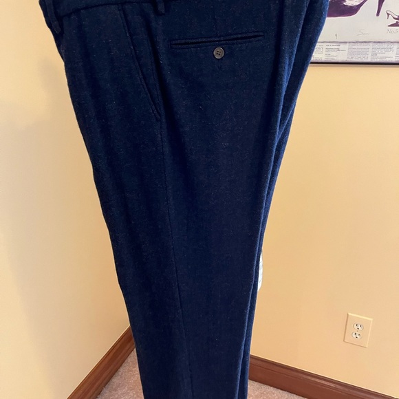 MENS JCREW U.K. LTD BEDFORD WOOL PANTS - Picture 3 of 15